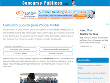Tablet Screenshot of concurso-publicos.com